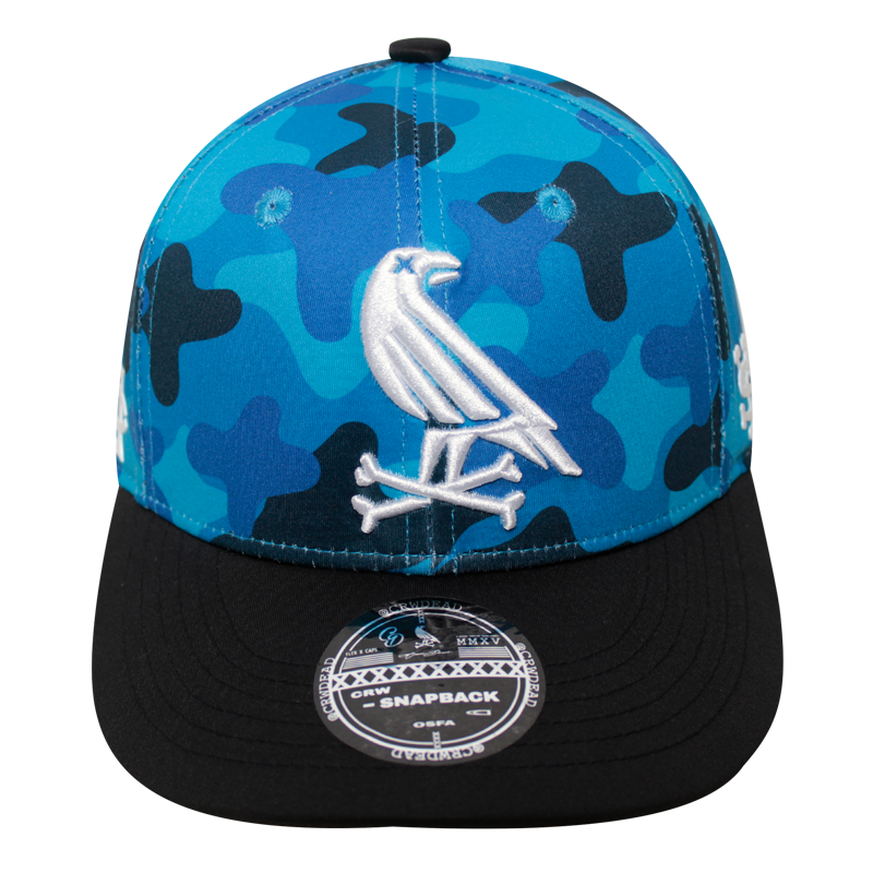 Gorra Crow YS Blue Camo Snapback