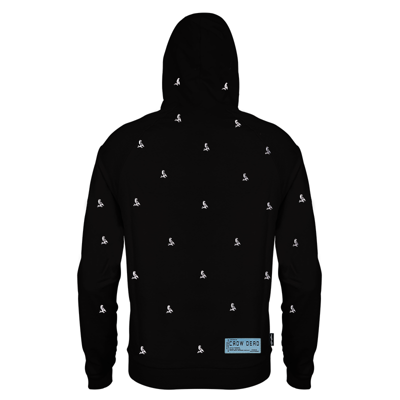 Hoodie Cuervo Blanco