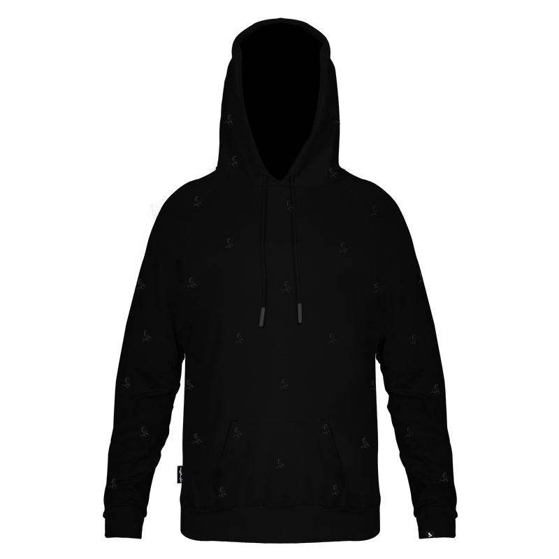 Hoodie Cuervo Negro