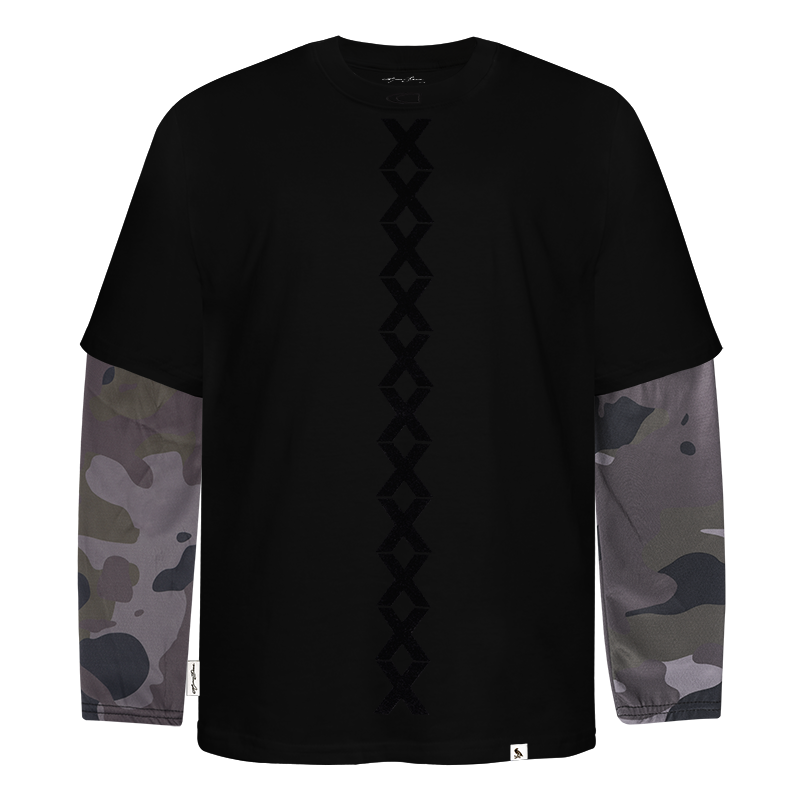 T-Shirt X-Belicamo Green/Gray LS